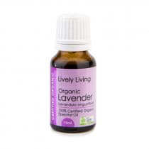 Lively Living Essential Oil Organic Lavender 15ml