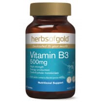Herbs of Gold Vitamin B3 500mg 60 Tablets