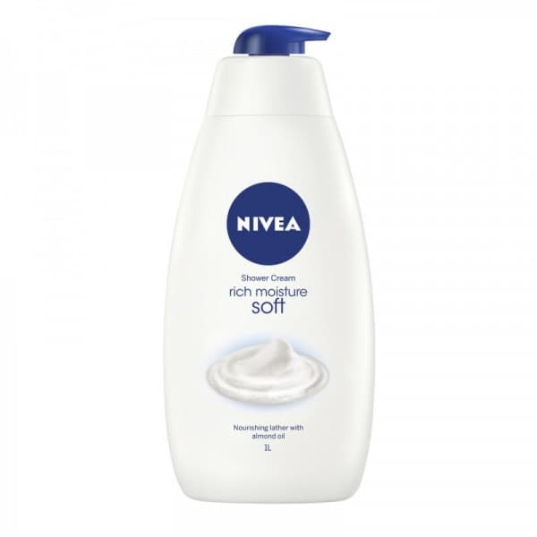 Buy Nivea Shower Cream Rich Moisture Soft 1L Online Pharmacy Direct