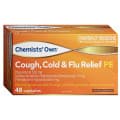 Chemists Own Cough Cold and Flu Relief PE 48 Capsules