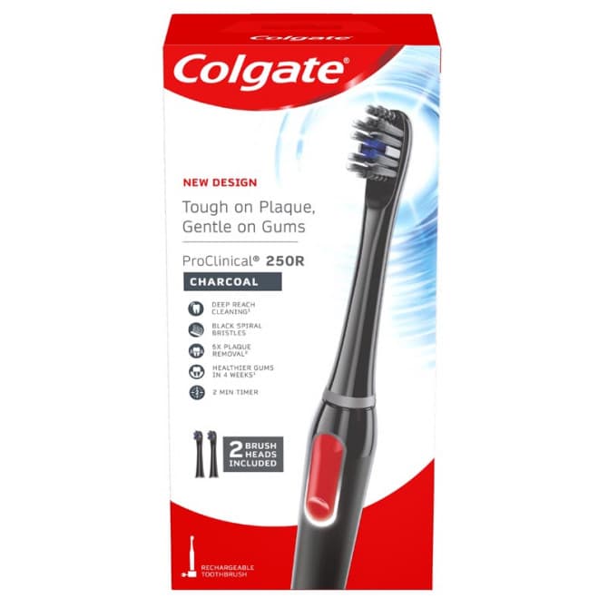 black colgate toothbrush
