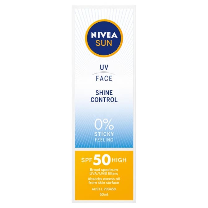 Buy Nivea Sun UV Face Shine Control SPF 50 50ml Online Pharmacy Direct