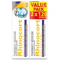 Rhinocort Hayfever Nasal Spray 32mcg 120 Doses Twin Pack