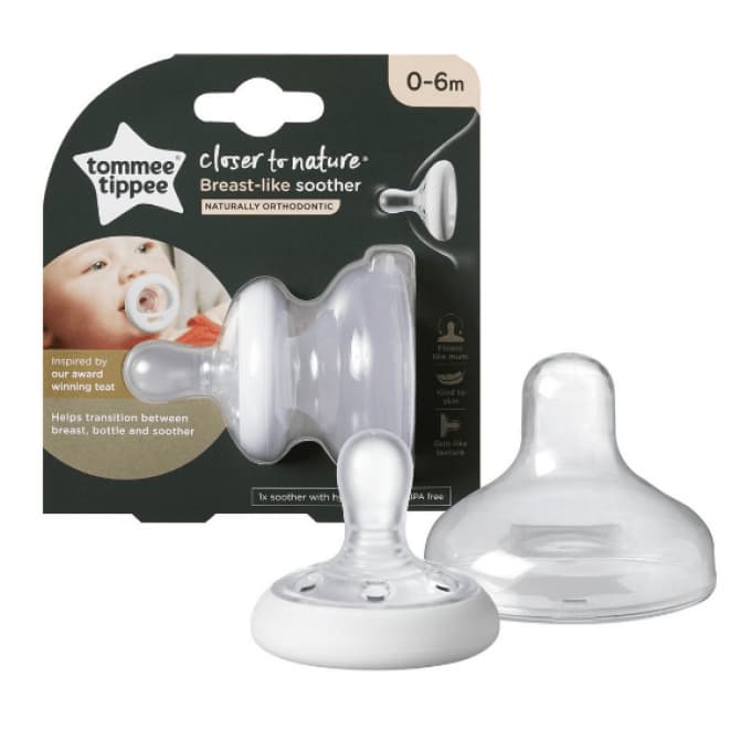 Buy Tommee Tippee Breastlike Soother With Hygiene Case 0 6 Months 1