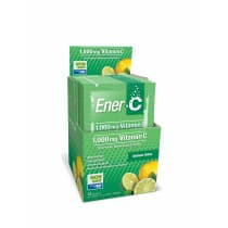 Ener-C Oral Powder Effervescent Drink Mix Lemon Lime 9.5g 12 Pack