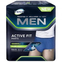 Tena Men Active Fit Pants Plus Medium 9 Pack
