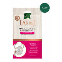 Akin Macadamia Oil & Rosehip Oil Hydrating Facial Sheet Mask 1 Pack