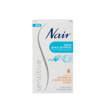 Nair Sensitive Wax Strips Mini 20 Pack