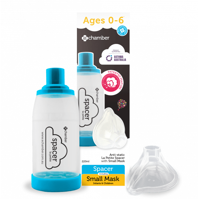 Buy EChamber La Petite Asthma Spacer With Small Mask Online Pharmacy