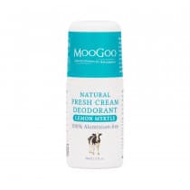 MooGoo Fresh Cream Deodorant Lemon Myrtle 60ml