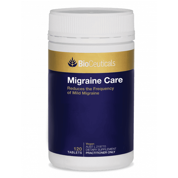 BioCeuticals Migraine Care 120 Tablets 9337896002889