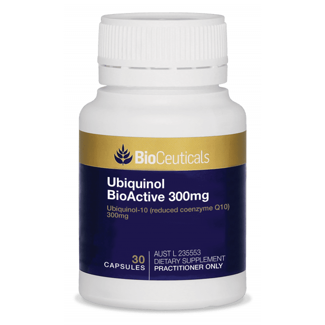 BioCeuticals Ubiquinol BioActive 300mg 30 Capsules 9337896000847