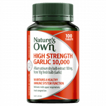 Natures Own High Strength Garlic 10,000mg 100 Tablets