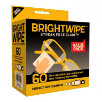 Bright Wipe Lens Wipes 60 Pack