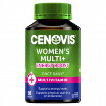Cenovis Womens Multi + Energy Boost 50 Capsules
