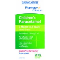 Pharmacy Choice Infant Drops 1 month to 2 years 20ml