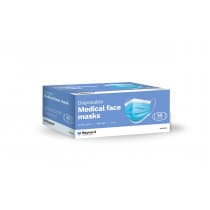 Reynard Medical 3ply Elastic Face Mask Box 50 (TGA Approved, ASTEM Level 2, 99% BFE) 