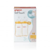Pigeon SofTouch Bottle PPSU 240ml Twin Pack 