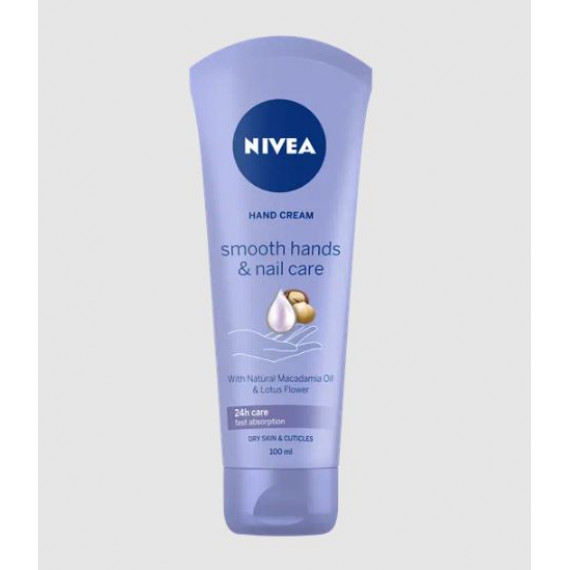 Nivea Smooth Hands & Nail Care Hand Cream 100ml 4005900810892