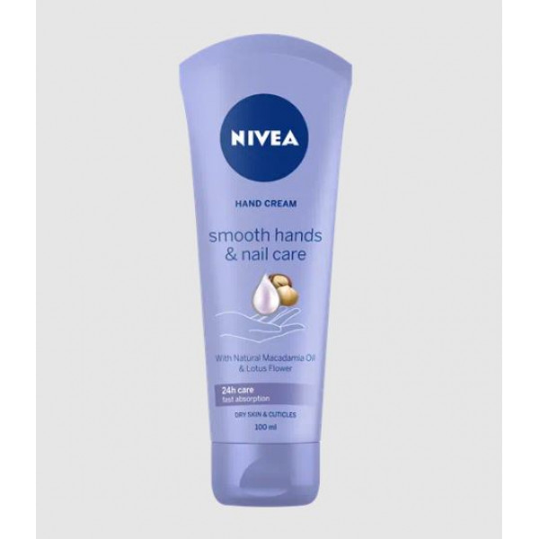 Nivea Smooth Hands & Nail Care Hand Cream 100ml 4005900810892