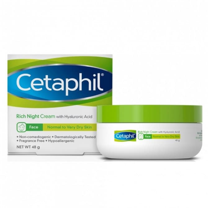 Cetaphil Face Rich Night Cream 48g 9318637044023