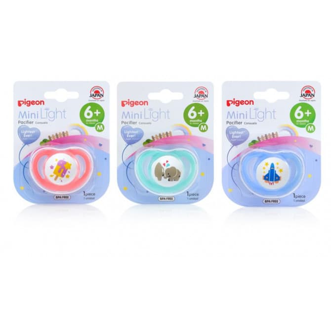 Pigeon MiniLight Pacifier Medium Pack 4902508782401