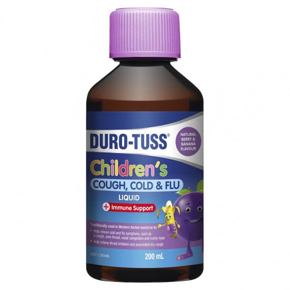 Duro-tuss Children's Cough, Cold & Flu Liquid 200mL