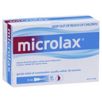 Microlax Enema 5mL 50 Tubes