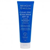 MooGoo Baby & Child Clear Zinc Sunscreen SPF 40 120g