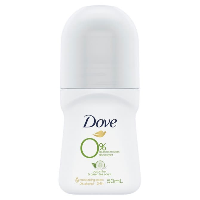 Buy Dove Deodorant Roll On Cucumber & Green Tea Zero Aluminium 50ml Online