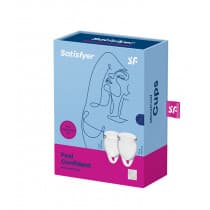Satisfyer Feel Confident Menstrual Cup Clear 2 Pcs