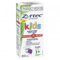 Zyrtec Kids Liquid Grape 60ml