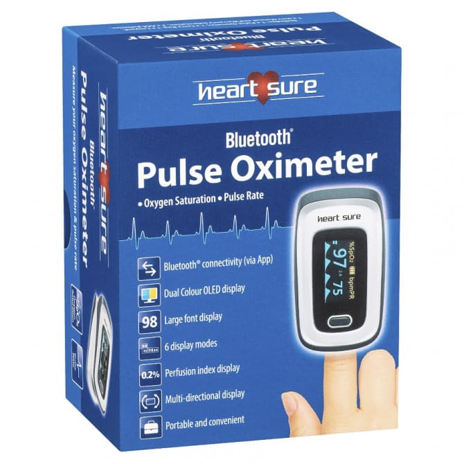 Buy HeartSure A380 Bluetooth Pulse Oximeter Online