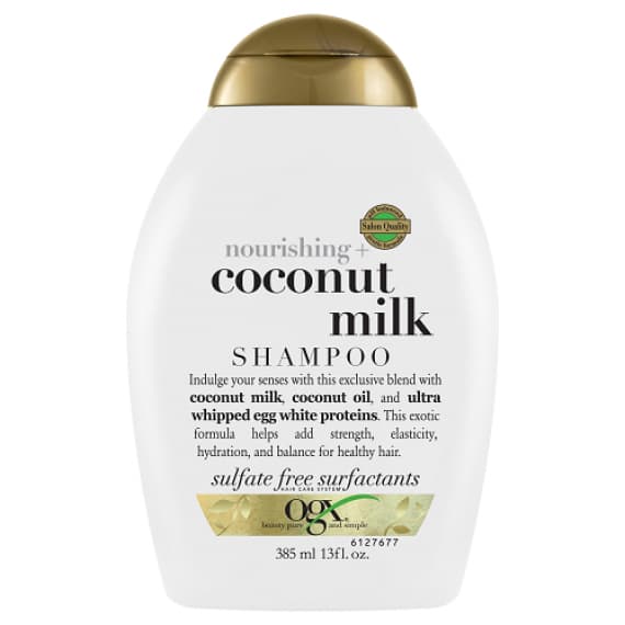 Buy Ogx Nourishing + Hydrating Coconut Milk Shampoo For Dry Hair 385ml  Online