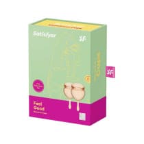 Satisfyer Feel Good Menstrual Cups - Orange Silicone 2 Pack