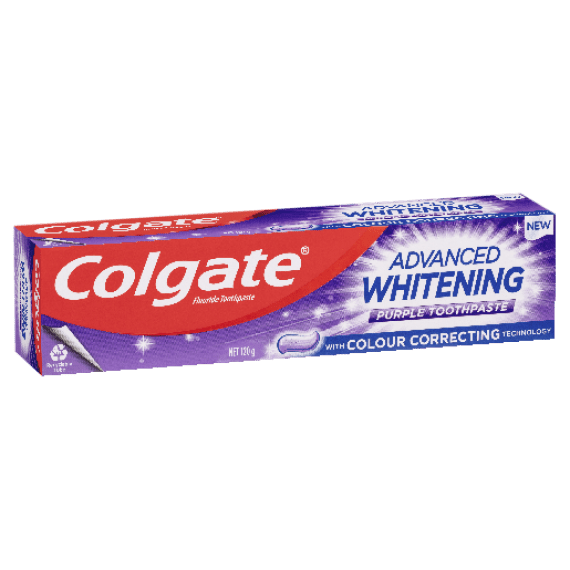 Buy Colgate Advanced Whitening Purple Toothpaste 120g Online
