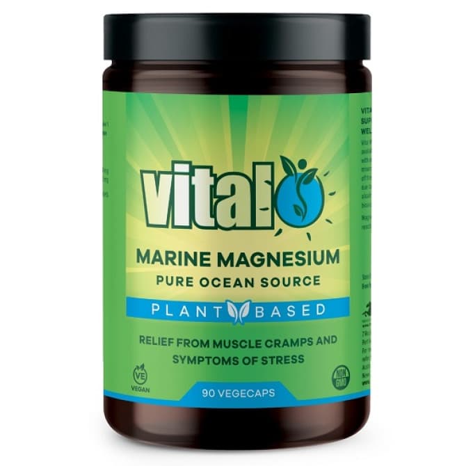 Buy Vital Plant Based Marine Magnesium Pure Ocean Source 90 Vegecaps Online