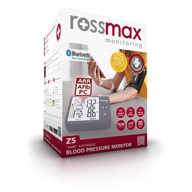 Buy Rossmax Blood Pressure Monitor Automatic Upper Arm Parr Lithium ion Bluetooth Online