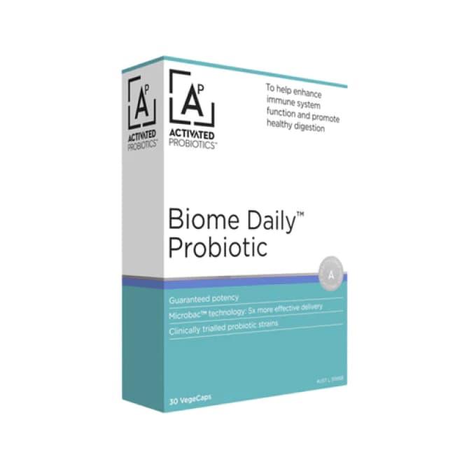 Buy Activated Probiotics Biome Daily Probiotic 30 VegeCaps Online