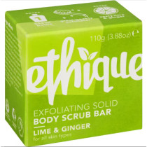 Ethique Exfoliating Body Scrub Bar Lime & Ginger 110g
