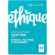 Ethique Exfoliating Soap Bar Pumice, Tea Tree, & Spearmint 120g