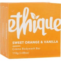 Ethique Solid Creme Bodywash Bar Sweet Orange & Vanilla 110g