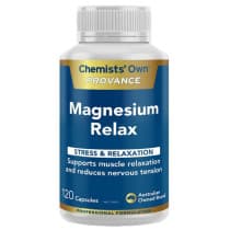 Chemists Own Provance Magnesium Relax 120 Capsules
