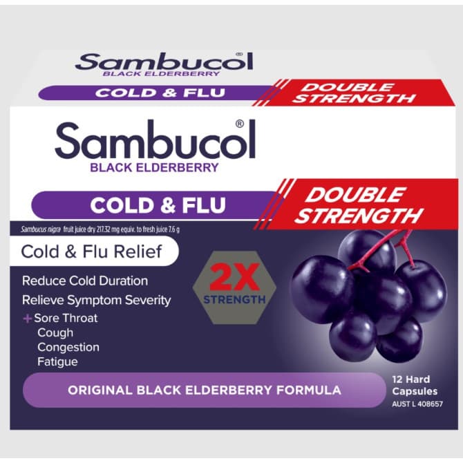 Buy Sambucol Double Strength Cold and Flu Relief Online