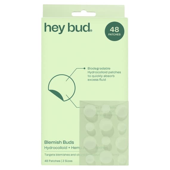 Buy Hey Bud Hydrocolloid plus Hemp Pimple 48 Patches Online