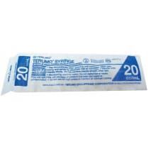 Terumo Syringe 20ml E/S (SS+20ES) (Single or BX50)