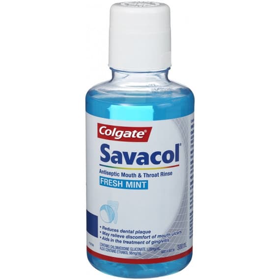Savacol Mouth & Throat Rinse Freshmint 300ml