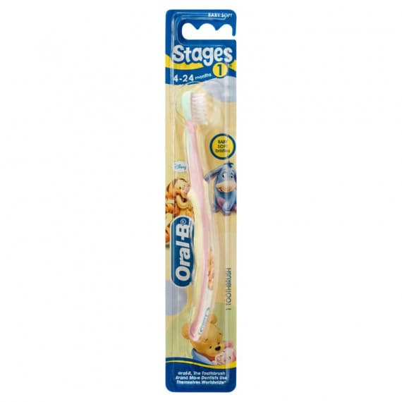 Oral-B Stages 1 Baby 4-24 Months Soft Toothbrush
