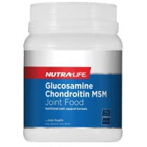 Nutra Life Glucosamine Chondroitin MSM Joint Food Concentrate Unflavoured 1kg