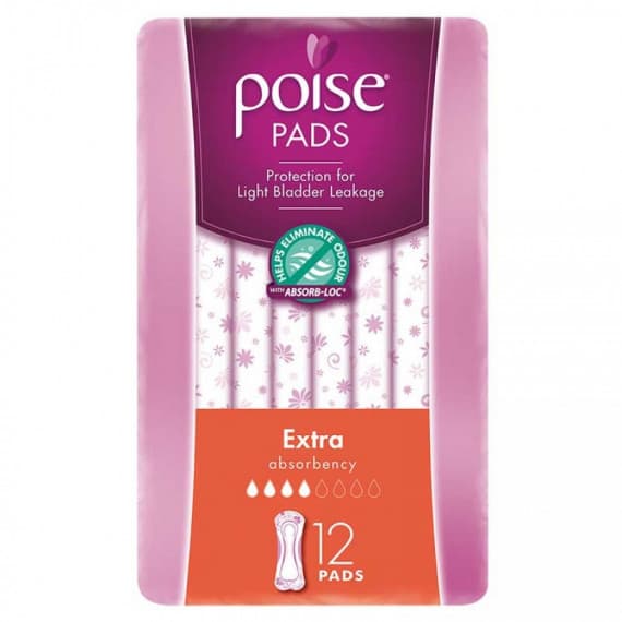 Poise Pads Extra 12 Pack